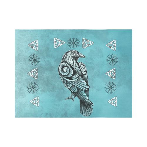 Viking Style Tapestry Raven Viking Style for Wall Décor