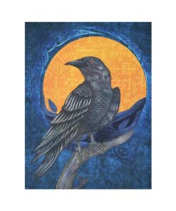Viking Style Tapestry Ravens In Love Celtic Ornament Colorful Tapestry for Wall Décor