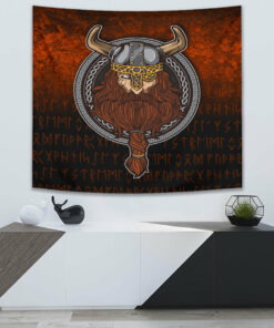 Viking Style Tapestry See You In Valhalla for Wall Décor