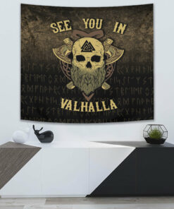 Viking Style Tapestry Shields Tapestry for Wall Décor