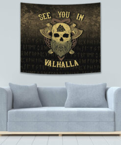 Viking Style Tapestry Shields Tapestry for Wall Décor