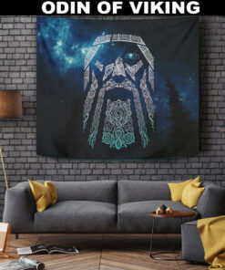 Viking Style Tapestry Skull Sword Tapestry for Wall Décor