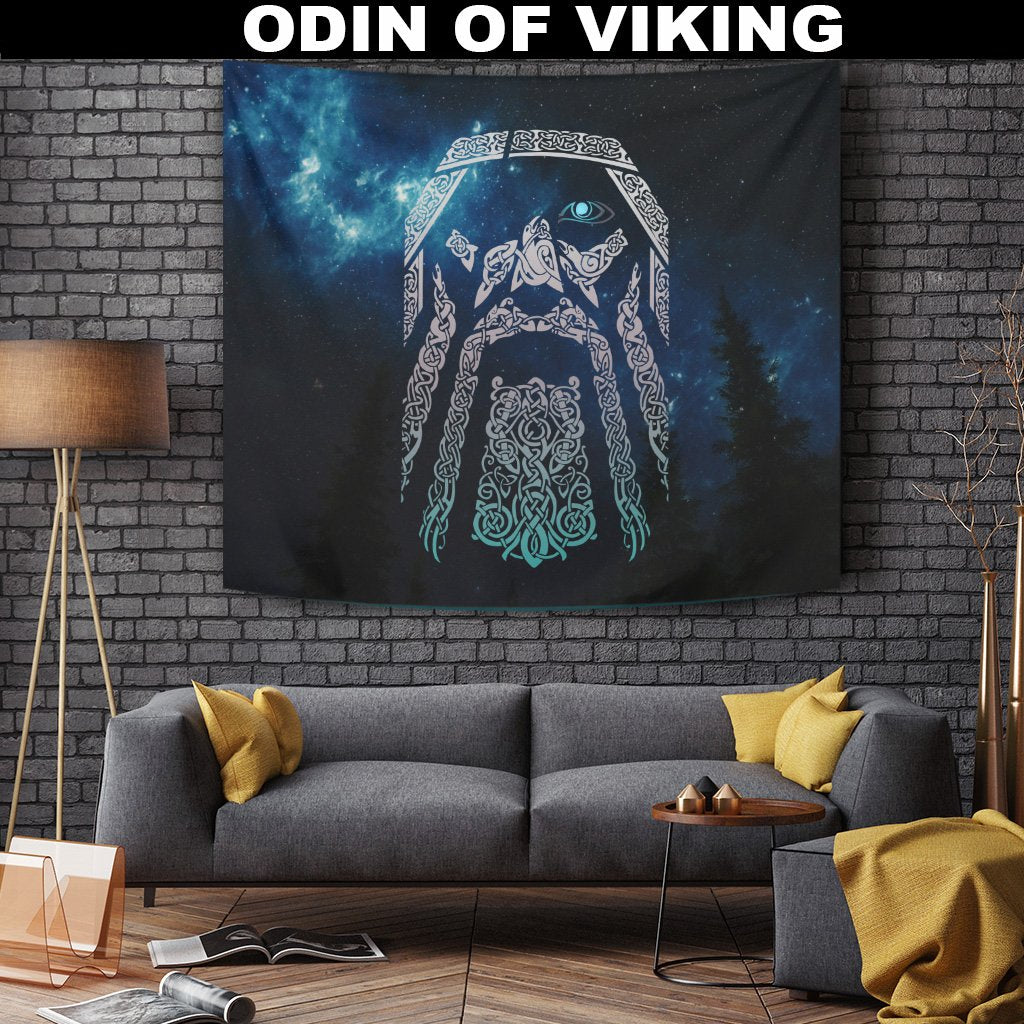 Viking Style Tapestry Skull Sword Tapestry for Wall Décor