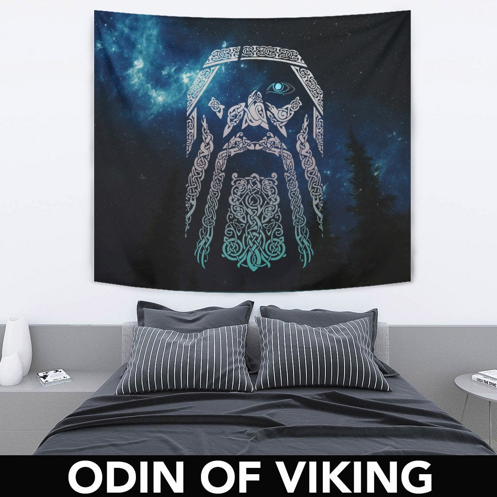 Viking Style Tapestry Skull Sword Tapestry for Wall Décor