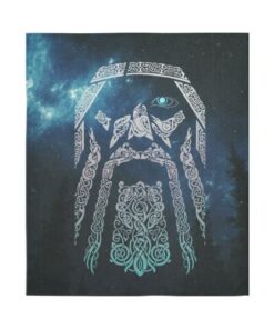 Viking Style Tapestry Skull Sword Tapestry for Wall Décor