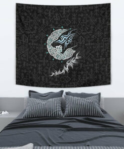 Viking Style Tapestry Sword Helmet And Shield Tapestry for Wall Décor