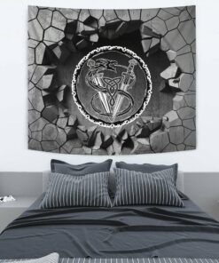 Viking Style Tapestry Tattoo Courage Scandinavian Tapestry for Wall Décor