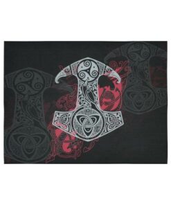 Viking Style Tapestry Thor's Mjolnir for Wall Décor