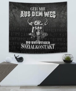 Viking Style Tapestry Three Dragons Tapestry for Wall Décor