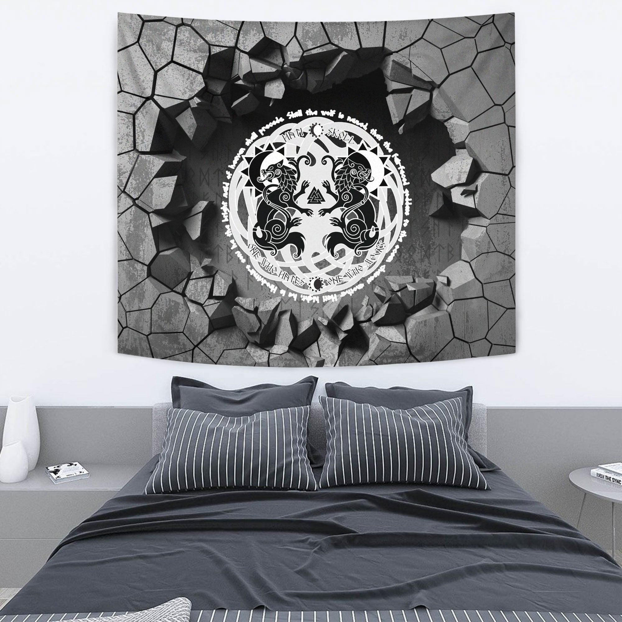 Viking Style Tapestry Tyr Tapestry for Wall Décor