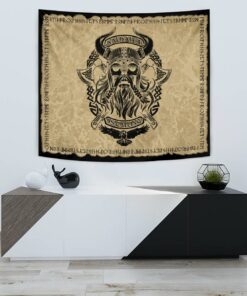Viking Style Tapestry Valhalla Is Calling for Wall Décor