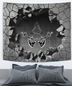 Viking Style Tapestry Valknut 2 Tapestry for Wall Décor