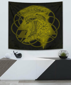 Viking Style Tapestry Viking Head Drinking Town Pillaging for Wall Décor