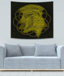 Viking Style Tapestry Viking Head Drinking Town Pillaging for Wall Décor