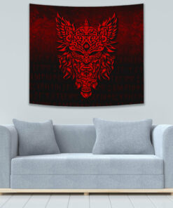 Viking Style Tapestry Viking No Pain No Gain Training for Wall Décor