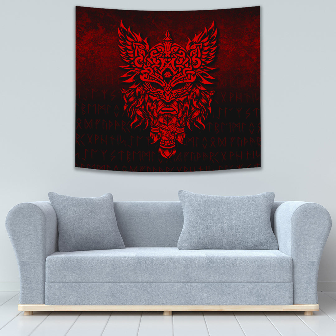 Viking Style Tapestry Viking No Pain No Gain Training for Wall Décor