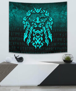 Viking Style Tapestry Viking Style Tree Of Life Yggdrasil for Wall Décor