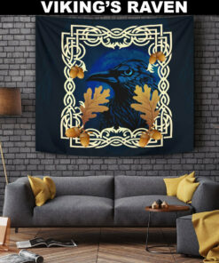 Viking Style Tapestry Viking Style's Raven for Wall Décor
