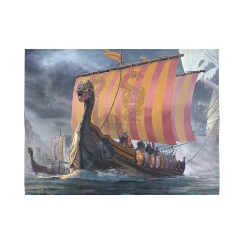 Viking Style Tapestry Warship Of Viking Style for Wall Décor