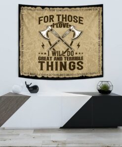 Viking Style Tapestry Will Do Great and Terrible Things for Wall Décor