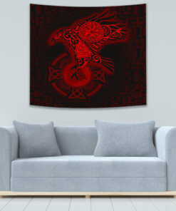 Viking Style Tapestry Wolf Pattern for Wall Décor