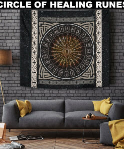Viking Style The Three Scandinavian Ships Drakkar Tapestry for Wall Décor