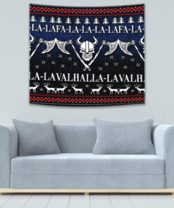 Viking Style Three Wolves Fantasy Ornament Black And White Tapestry for Wall Décor