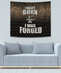 Viking Style Tyr Tattoo Blood Tapestry for Wall Décor