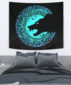 Viking Tapestry Fenrir Norse Wolf for Wall Décor