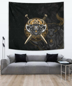 Viking Tapestry Lion for Wall Décor