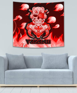 Viking Too Many Idiots Not Enough Axes Viking Tapestry for Wall Décor