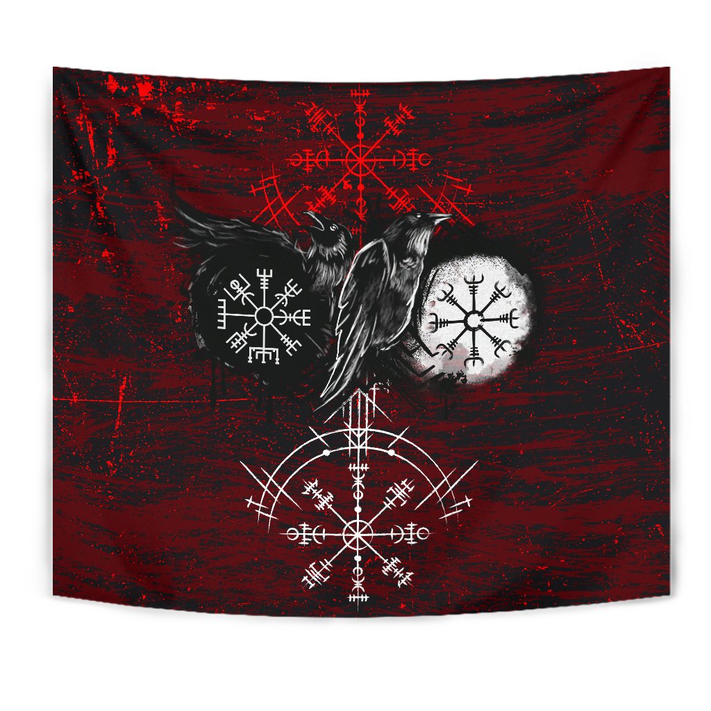 Viking Valkyrie Gold Tapestry for Wall Décor