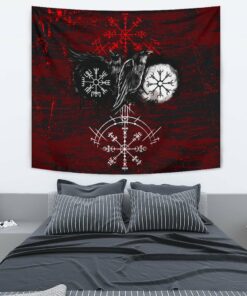 Viking Valkyrie Gold Tapestry for Wall Décor