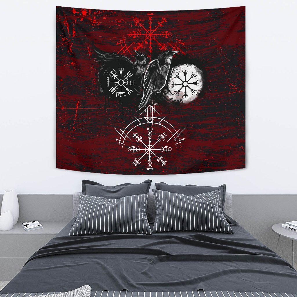 Viking Valkyrie Gold Tapestry for Wall Décor