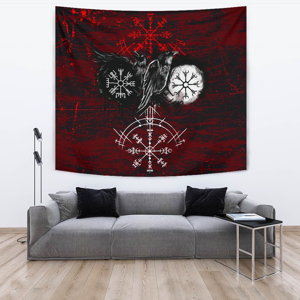 Viking Valkyrie Gold Tapestry for Wall Décor