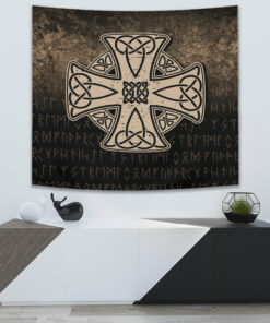 Viking Warrior Muscles Power Tapestry for Wall Décor