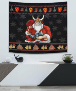 VikingStyle Tapestry Norway Santa Viking Tapestry for Wall Décor