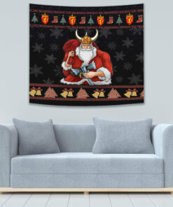 VikingStyle Tapestry Norway Santa Viking Tapestry for Wall Décor