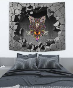 VikingStyle Tapestry Odin With Fenrir for Wall Décor
