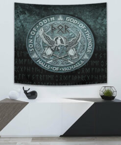 VikingStyle Tapestry Thor God Of Thunder Tapestry for Wall Décor
