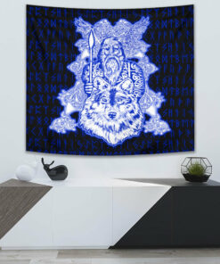 VikingStyle Tapestry Training For Ragnarok Vikings Norse Tapestry for Wall Décor