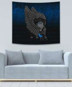 VikingStyle Tapestry Valkyrie Queen Sigrun Viking Warrior Tapestry for Wall Décor