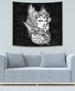 VikingStyle Tapestry Viking Valkyrie Tapestry for Wall Décor