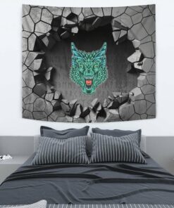 Vikings Odin Valhalla Blue Version Tapestry for Wall Décor