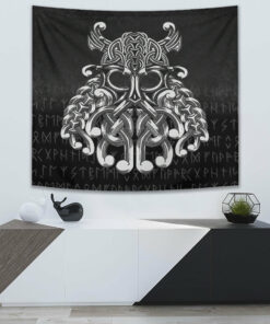 Vikings Odin Valhalla Tapestry for Wall Décor