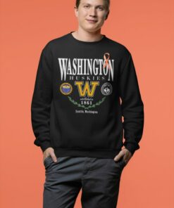 Vintage 1961 Husky University of Washington Shirt, University of Washington Huskies Rose Bowl Football Crewneck Sweatshirt