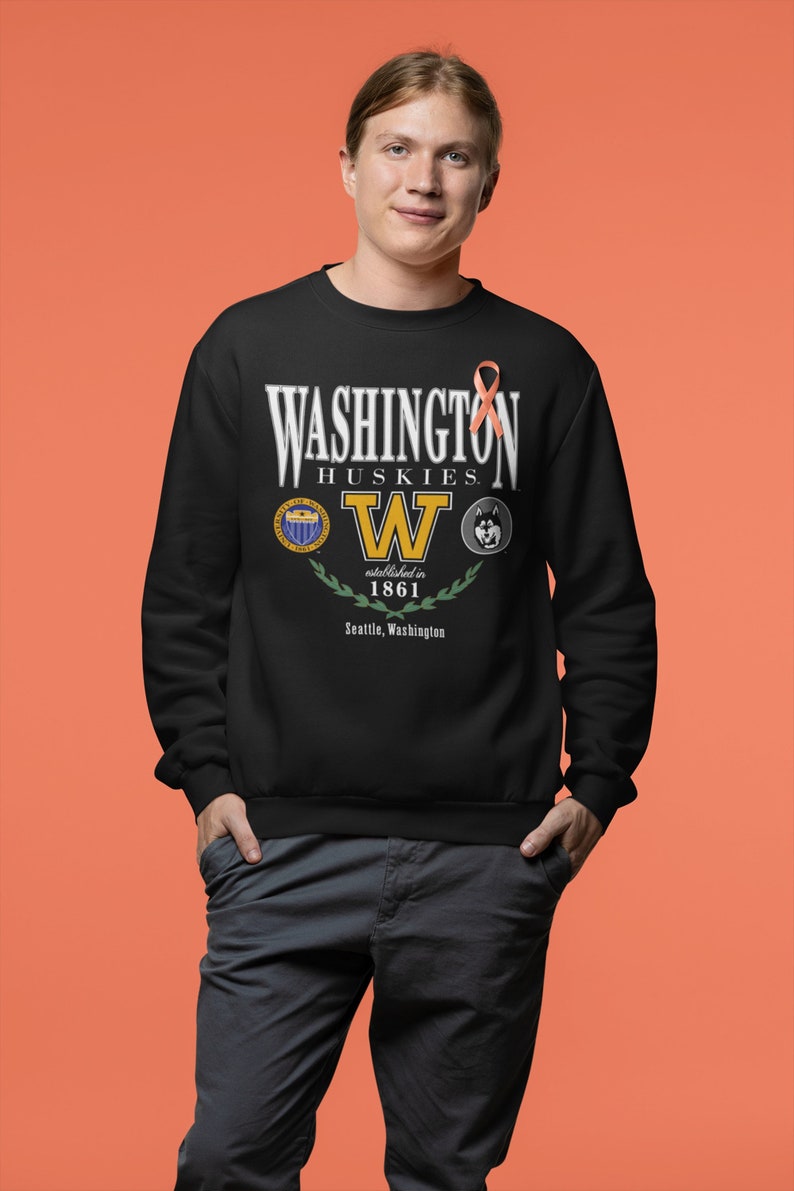 Vintage 1961 Husky University of Washington Shirt, University of Washington Huskies Rose Bowl Football Crewneck Sweatshirt