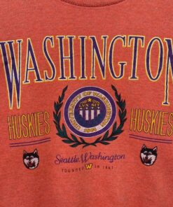 Vintage 1961 Husky University of Washington Shirt, Washington Huskies Sweatshirt Streetwear Usa University