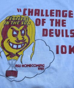 Vintage 1981 ASU And Miller Lite Challenge of The Devils T-Shirt Double Sided Graphic Arizona State, Arizona State Sun Devils NCAA Sweatshirts, Hoodie, Shirt Gifts for Fans