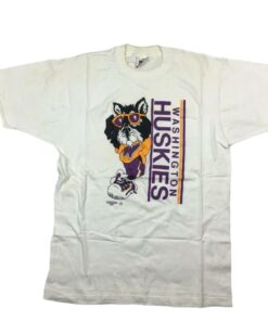 Vintage 1988 Washington Huskies Single Stitch T-Shirt., UW Hoodie College Student Gift, University Basketball Fan Shirt